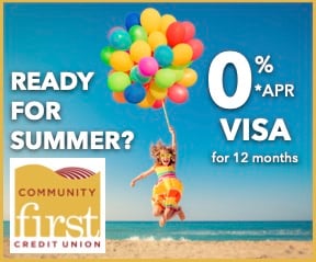 Community First Credit Union advertisement